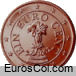 Austria 1 euro cent coin (1a edition)