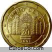 Moneda de 20 centimos de Austria (1a edicion)