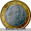 Moneda de 1 euro de Austria (1a edicion)