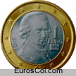 Moneda de 1 euro de Austria (1a edicion) Moneda de 1 euro de Austria (1a edicion)
