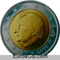 Bélgica 2 euros coin (1a edition)