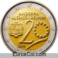 Moneda conmemorativa de Andorra del a�o 2014