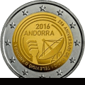Andorra conmemorative coin of 2016