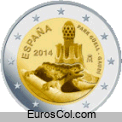 Spain conmemorative coin of 2014
