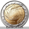 Italy conmemorative coin of 2004 Italy conmemorative coin of 2004