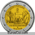 Moneda conmemorativa de Italia del a�o 2018