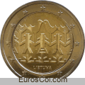 Moneda conmemorativa de Lituania del a�o 2018