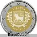 Moneda conmemorativa de Lituania del a�o 2022