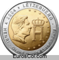 Luxembourg conmemorative coin of 2004
