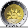 Latvia conmemorative coin of 2019