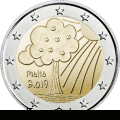 Malta conmemorative coin of 2019