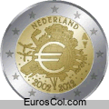 Moneda conmemorativa de Holanda-Paises Bajos del a�o 2012