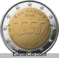 San Marino conmemorative coin of 2008