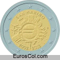 San Marino conmemorative coin of 2012