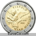 San Marino conmemorative coin of 2020