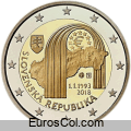 Moneda conmemorativa de Eslovaquia del a�o 2018