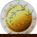 Slovenia conmemorative coin of 2017