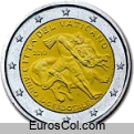 Moneda conmemorativa de Vaticano del a�o 2010 Moneda conmemorativa de Vaticano del a�o 2010