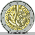 Moneda conmemorativa de Vaticano del a�o 2011