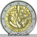 Moneda conmemorativa de Vaticano del a�o 2011 Moneda conmemorativa de Vaticano del a�o 2011