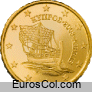 Moneda de 10 centimos de Chipre (1a edicion)