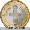 Moneda de 1 euro de Chipre (1a edicion) Moneda de 1 euro de Chipre (1a edicion)