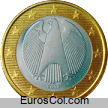 Alemania 1 euro coin (1a edition)