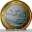 Finlandia 1 euro coin (1a edition)