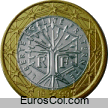 Francia 1 euro coin (1a edition)