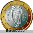 Moneda de 1 euro de Irlanda (1a edicion)