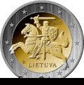 Moneda de 2 euros de Lituania (1a edicion)