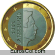 Moneda de 1 euro de Luxemburgo (1a edicion)