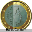 Moneda de 1 euro de Luxemburgo (1a edicion) Moneda de 1 euro de Luxemburgo (1a edicion)