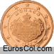 Mónaco 1 euro cent coin (2a edition)