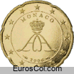 Moneda de 20 centimos de Mónaco (2a edicion) Moneda de 20 centimos de Mónaco (2a edicion)