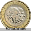 Moneda de 1 euro de Mónaco (1a edicion) Moneda de 1 euro de Mónaco (1a edicion)