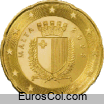 Moneda de 20 centimos de Malta (1a edicion) Moneda de 20 centimos de Malta (1a edicion)