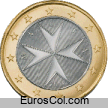 Malta 1 euro coin (1a edition)