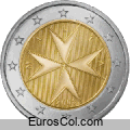 Moneda de 2 euros de Malta (1a edicion)