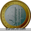 Moneda de 1 euro de Holanda-Paises Bajos (1a edicion) Moneda de 1 euro de Holanda-Paises Bajos (1a edicion)