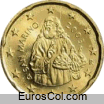 Moneda de 20 centimos de San Marino (1a edicion) Moneda de 20 centimos de San Marino (1a edicion)