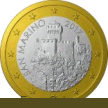 Moneda de 1 euro de San Marino (2a edicion)