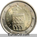 Moneda de 2 euros de San Marino (1a edicion)