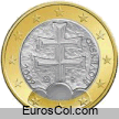 Moneda de 1 euro de Eslovaquia (1a edicion) Moneda de 1 euro de Eslovaquia (1a edicion)