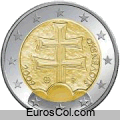 Moneda de 2 euros de Eslovaquia (1a edicion)