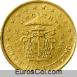 Moneda de 50 centimos de Vaticano (2a edicion)