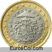 Moneda de 1 euro de Vaticano (2a edicion) Moneda de 1 euro de Vaticano (2a edicion)
