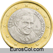 Moneda de 1 euro de Vaticano (3a edicion) Moneda de 1 euro de Vaticano (3a edicion)