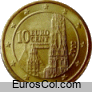 Moneda de 10 centimos de Austria (1a edicion)