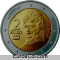 Austria 2 euros coin (1a edition) Austria 2 euros coin (1a edition)